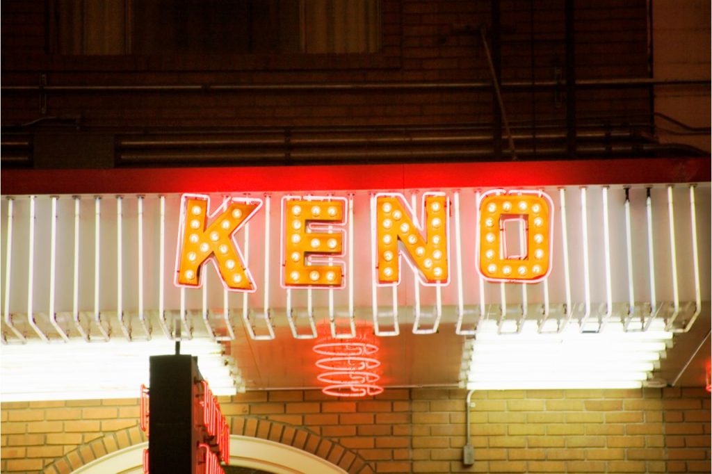 keno sign
